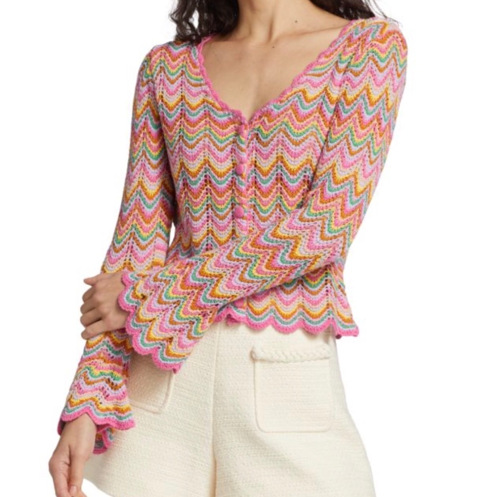 Derek Lam 10 Crosby Cardigan Sweater - Picture 1 of 9